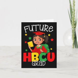 Carte Futur Hbcu Graduation Africaine-Américaine Black G