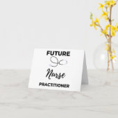 Carte Futur infirmier praticien 2 (Fleur jaune)