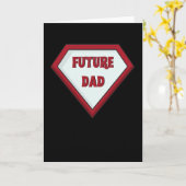 Carte Futur Papa Papa Sera Cadeau Père Bébé Vient (Fleur jaune)