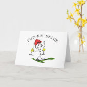 Carte Futur Skier (Fleur jaune)