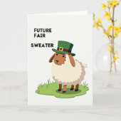Carte Future Fair Mouton (Fleur jaune)