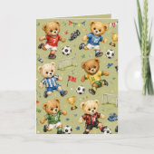 Carte Future Footie Star Team Teddy (Devant)