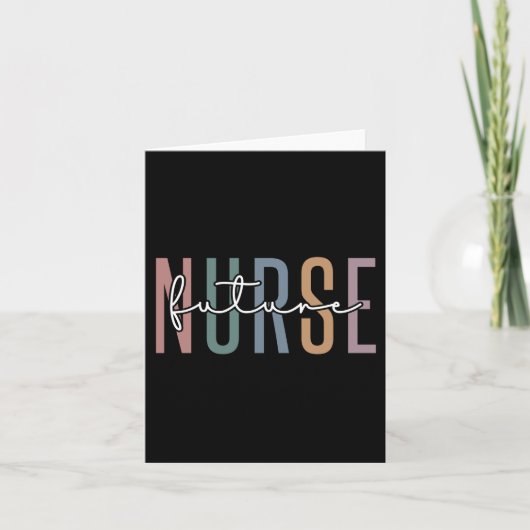 Carte Future Nurse | Nurse in training gifts (Devant)