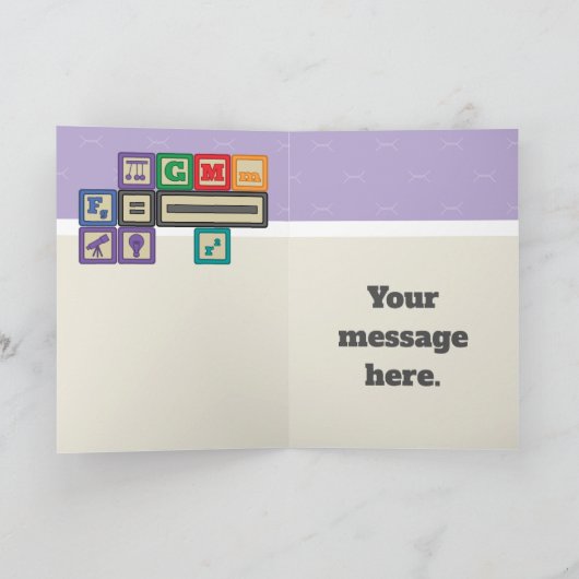 Carte Future Physicist (Intérieur)