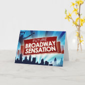 Carte Future sensation de Broadway (Fleur jaune)