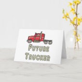 Carte Future Trucker (Fleur jaune)