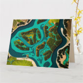 Carte Futuristic Marshlands (Fleur jaune)