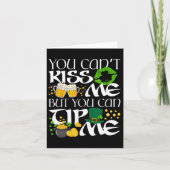 Carte Fuuny Irish St Patrick's Day Waitress Rtender Sham (Devant)