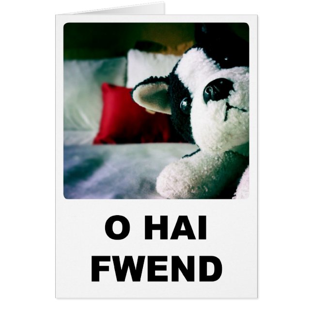 Carte Fwend O Hai (Devant)