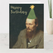 Carte Fyodor Dostoevsky Dit Joyeux Anniversaire ! (Devant)