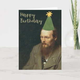 Carte Fyodor Dostoevsky Dit Joyeux Anniversaire