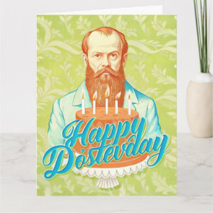 Carte Fyodor Dostoevsky - Joyeux anniversaire