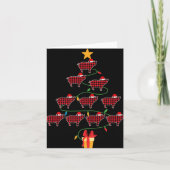 Carte G Christmas Tree Xmas Goats Tree Santa Hat (Devant)