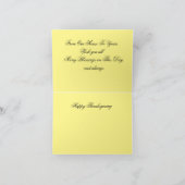 Carte G de vacances : Bénédiction d'action de grâc (Intérieur)