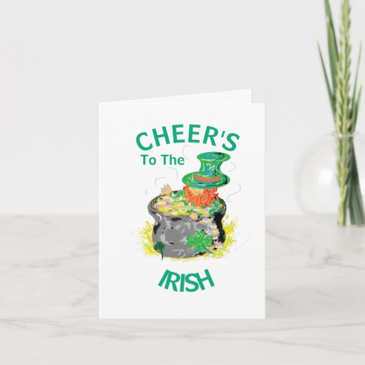 Carte G de vacances : Irish Cheer's (Devant)