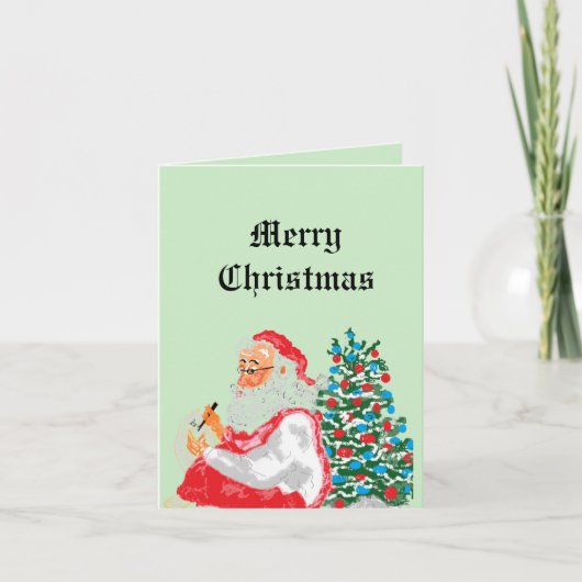 Carte G de vacances : Joyeux Noël (Devant)