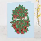 Carte G de vacances : Noel (Fleur jaune)