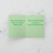 Carte G de vacances : Setter irlandais avec vous (Intérieur)