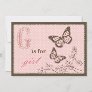 Carte G est pour Girl Card 2