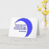 Carte G. K. Chesterton Mer agitée (Fleur jaune)