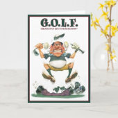 CARTE G.O.L.F. LE PLUS GRAND DES FRUSTRATIONS DE LA VIE (Fleur jaune)