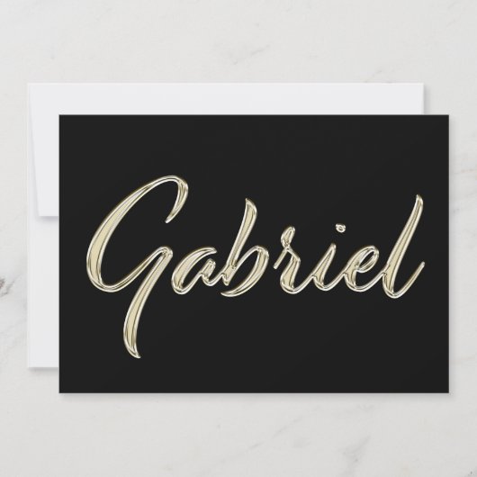 Carte Gabriel (Devant)