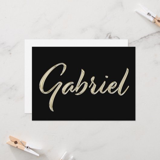 Carte Gabriel (Devant/Arrière en situation)