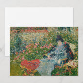 Carte Gabrielle Valtat au Jardin | Louis Valtat (Devant / Derrière)