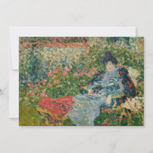 Carte Gabrielle Valtat au Jardin   Louis Valtat