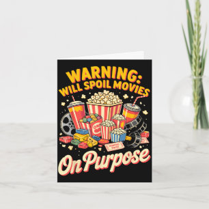 Carte Gâcher films film cinéma nourriture nuit snack pop
