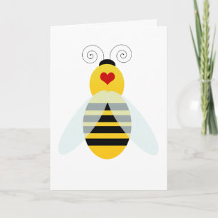 Carte gaffez les cuties d'abeille