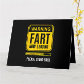 Carte Gag drôle (Fleur jaune)