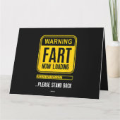 Carte Gag drôle (Dos)