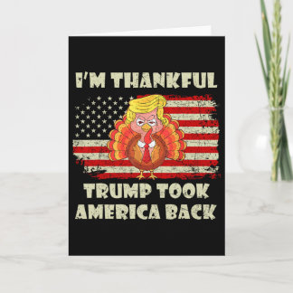 Carte Gagnant Je suis reconnaissant que Trump ait gagné 