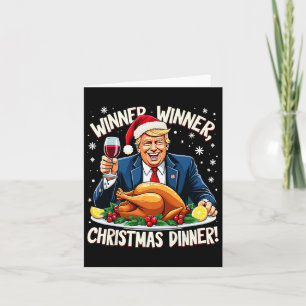 Carte Gagnante de Trump, le gagnant du dîner de Noël