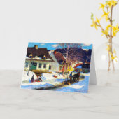 Carte Gagnon - Une rue du village de Québec, (Fleur jaune)