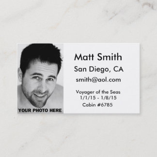 Carte gaie de croisière