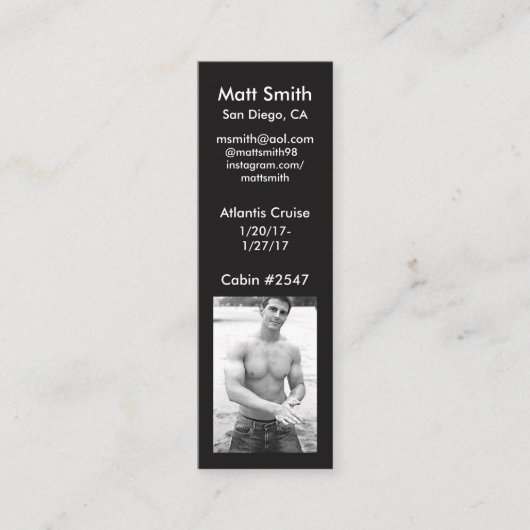 Carte gaie de croisière (Devant)