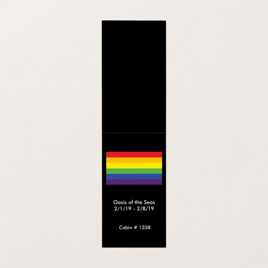 Carte gaie de croisière (Intérieur déplié)