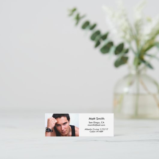 Carte gaie de croisière (Debout devant)