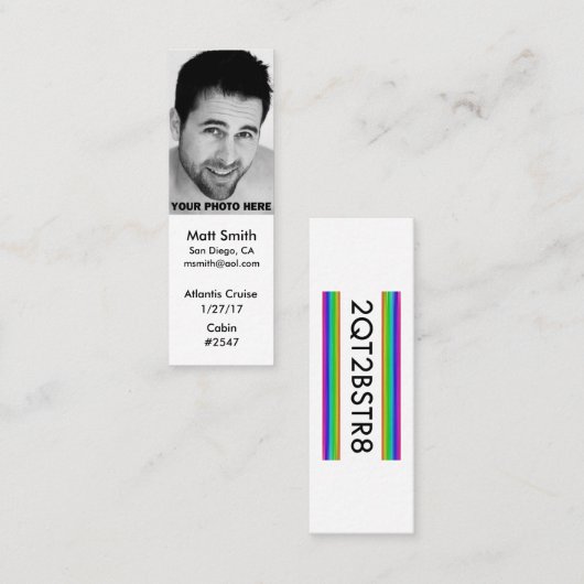 Carte gaie de croisière (Devant / Derrière)