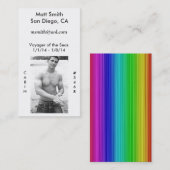 Carte gaie de croisière (avec le dos) (Devant / Derrière)