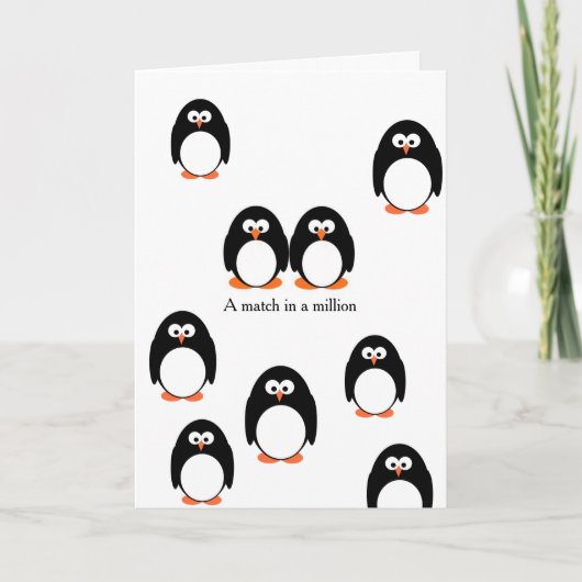 Carte gaie de fiançailles (Devant)