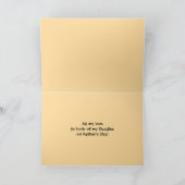 Carte gaie du jour de pères pour les enfants plus (Intérieur)