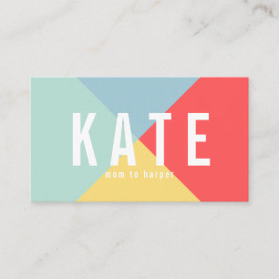 Carte gaie lumineuse de maman de couleurs