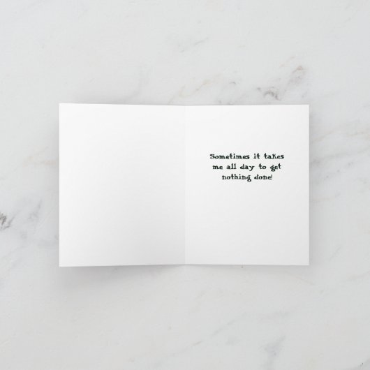 Carte Gal Whimsical Retraité (Intérieur)