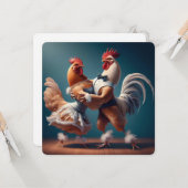 Carte Gala de danse du poulet (Devant/Arrière en situation)