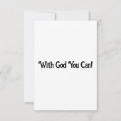 Carte Galates 3:10 KJV Bible Verse Pic Flat Salutation (Dos)