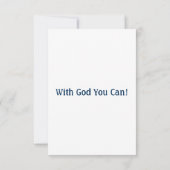 Carte Galates 4:19 KJV Bible Verse Flat Salutation (Dos)