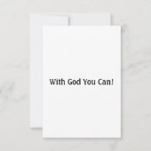 Carte Galates 4:19 KJV Bible Verse Pic Flat Salutation (Dos)